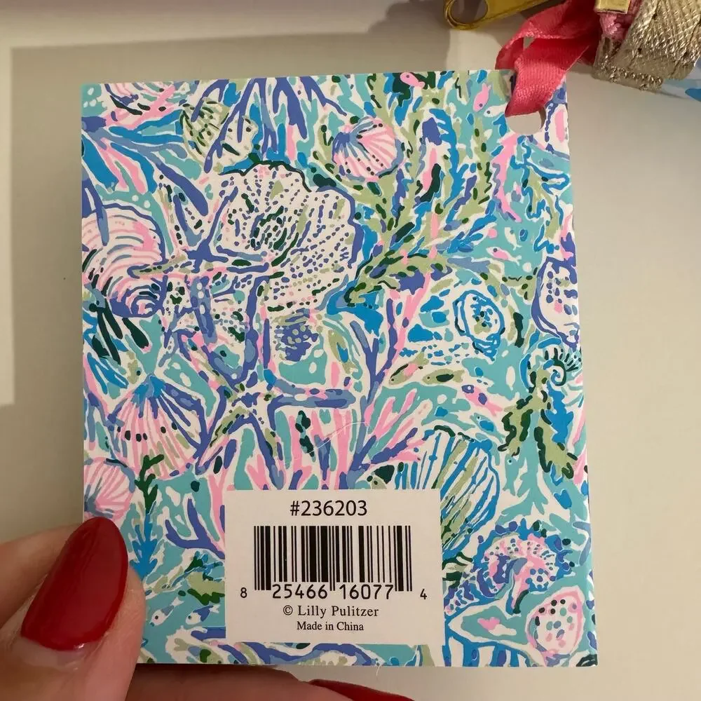 Lilly Pulitzer Soleil It On Me Beach Day Pouch Drink Hugger Coozie Towel Clips